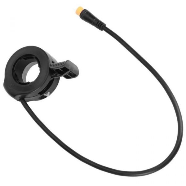 Qiilu Accélérateur au pouce de vélo électrique 130X Accélérateur au Pouce Accessoire de Contrôle de Vitesse Connecteur