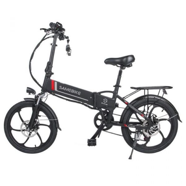 Samebike 20LVXD30 Vélo Électrique Portable Pliant, Moteur 350W, Max 35km/h, Pneu 20 Pouces - Noir
