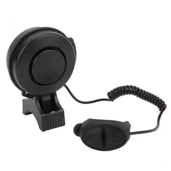 Tbest sonnette de vélo Guidon de klaxon électrique de vélo IP65 120dB Charge USB 3 Modes sonores Modification Composants de