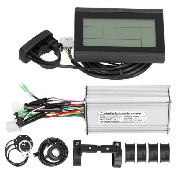 VBESTLIFE Accessoire vélo électrique Kit de Conversion de Contrôleur de Vélo Électrique avec Affichage pour KT-LCD3 pour