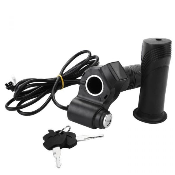 VBESTLIFE Guidon Ebike 1 paire de poignée de guidon d'affichage à LED étanche pour scooter de vélo de voitures électriques