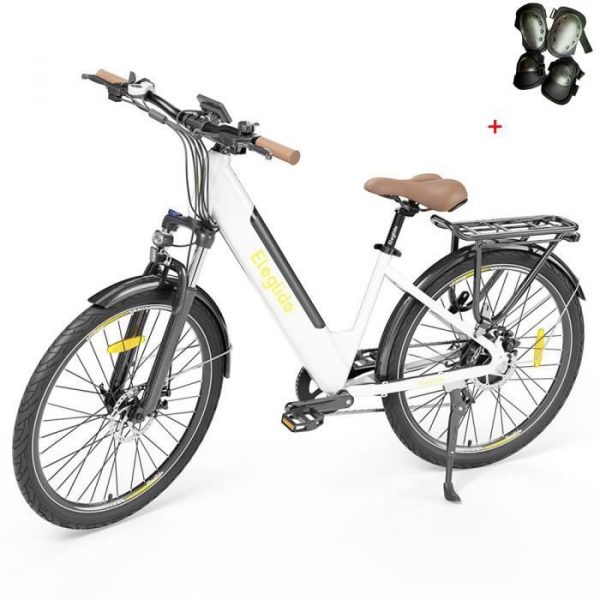 VTT Électrique ELEGLIDE T1 STEP-THRU, Vélo Électrique, 250W 36V Moteur, 12.5Ah Batterie Amovible, 27.5 Pouces, Shimano 7 Vitesses