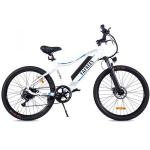 VTT électrique 26", Fafrees F100, 350W, 33km/h Max, 48V, 11.6Ah, 7 vitesses, Vélo électrique - Blanc