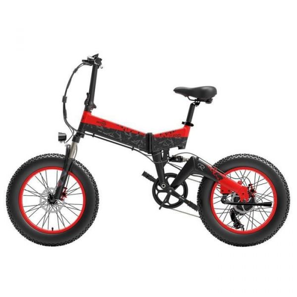 Vélo Électrique 20'' BEZIOR XF200 Moteur 1000W 48V 15Ah Vitesse Max 40km/h Noir-Rouge