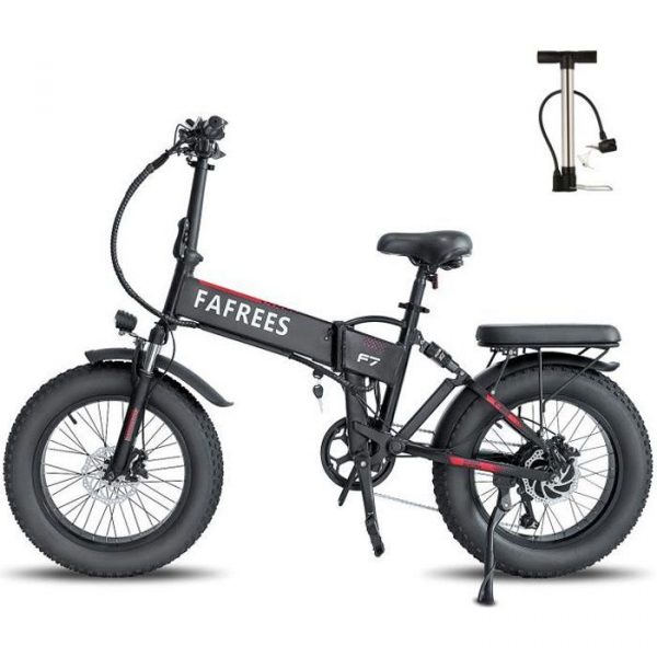 Vélo assistance électrique 20'' FAFREES F7 48V 10Ah 750W Max 35km/h Vélo plaint Noir avec Cadeau Pompe