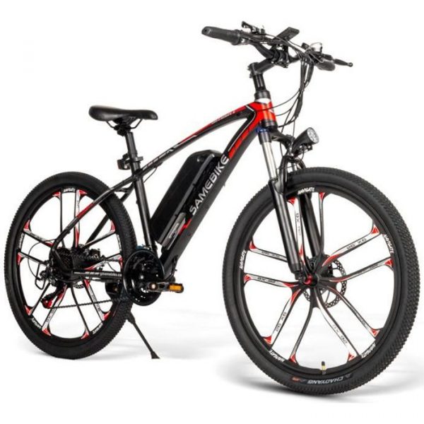Vélo électrique 26" Samebike MY-SM26 Batterie 48V 8Ah Moteur 350W 25km/h Noir