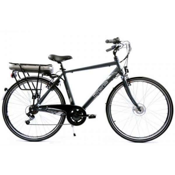 Vélo électrique Minerva Estrel F-motor Rigid Fork Acera 53 - gris - 53 cm