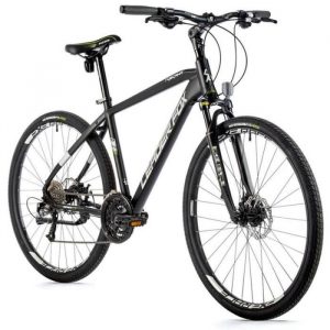 Vélo électrique VTC 28 musculaire Leader Fox Toscana 2022 19" 9V - noir - 170/178 cm