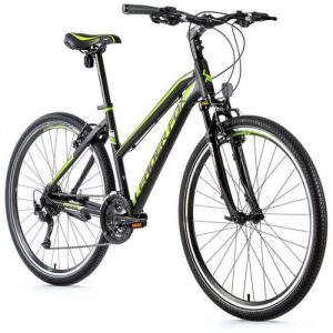 Vélo électrique VTC 28 musculaire femme Leader Fox Toscana 2021 20" 9V - noir - 180/188 cm