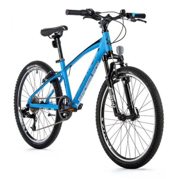 Vélo électrique VTT 24 musculaire enfant Leader Fox Spider 2023 8V - bleu - 135/145 cm