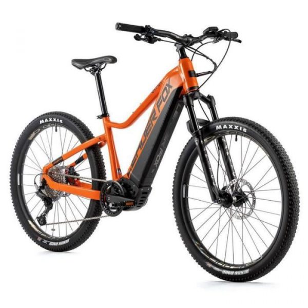 Vélo électrique Vae VTT 27,5 moteur central Leader Fox Orton 2021 11V Panasonic GX Ultimate 36V 90NM 20AH - orange - 158/168 cm
