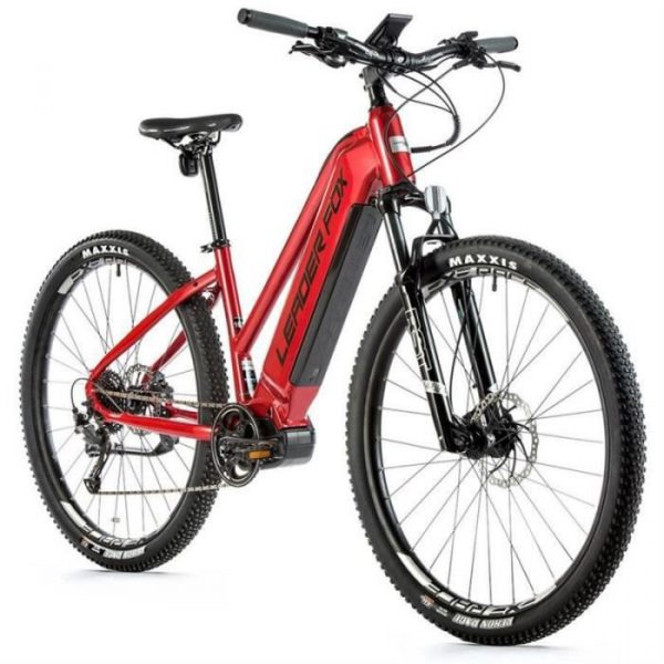 Vélo électrique Vae VTT 29 moteur central femme Leader Fox Awalon 2021 9V Bafang M420 36V 80NM 20AH - rouge - 178/185 cm