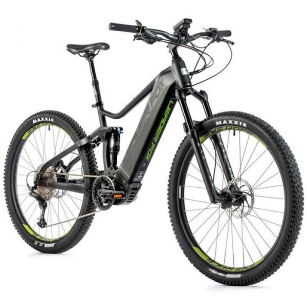 Vélo électrique Vae VTT 29 moteur central tout suspendu Leader Fox Arran 2022 10V Panasonic GX Ultimate 36V 90NM 20AH - gris - 185 c