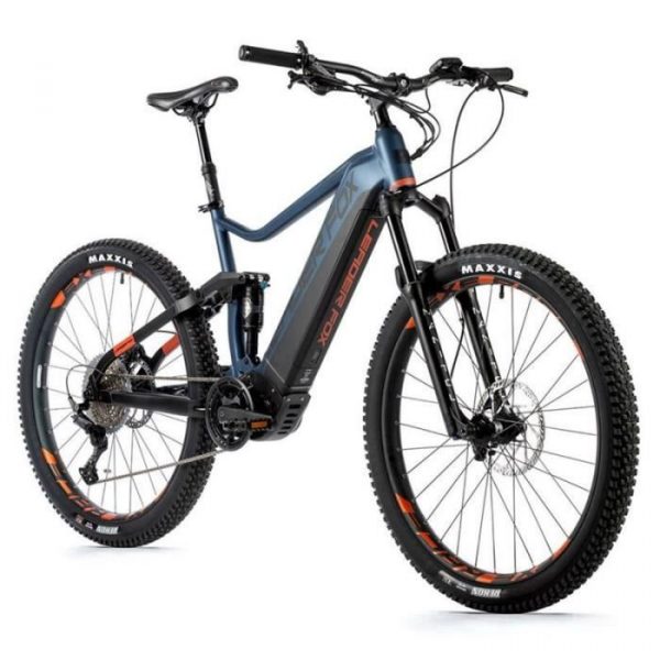 Vélo électrique Vae VTT 29 moteur central tout suspendu Leader Fox Ayra 2022 11V Panasonic GX Ultimate 36V 90NM 20AH - bleu - 178/18