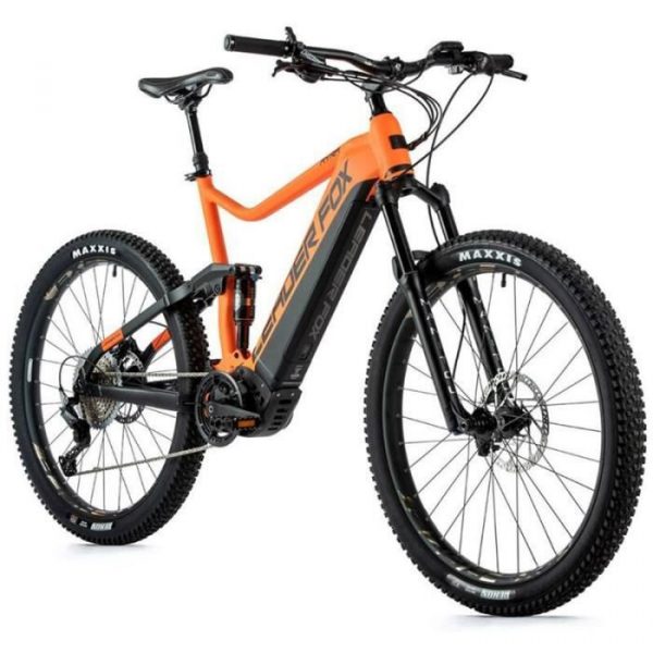 Vélo électrique Vae VTT 29 moteur central tout suspendu Leader Fox Ayra 2022 11V Panasonic GX Ultimate 36V 90NM 20AH - orange - 185