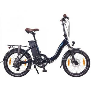 Vélo pliable électrique NCM Paris 20" Bleu Marine