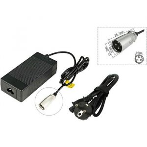 chargeur de vélo électrique pour vélos Bikkel iBee 2010-2011-2012, 29,40 V (sortie), XLR 3 broches Cortina Battery Ecomo M