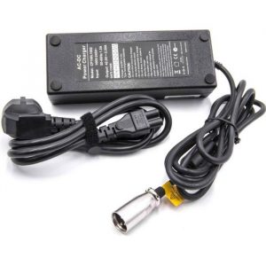 vhbw 220V Chargeur d' alimentation 100W (42V / 2.2A) pour batterie E-Bike, Pedelec, vélo électrique avec 36V Tension et