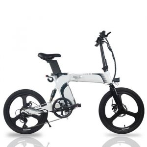 weeyin Vélo électrique - vélo-VAE de ville-vélo assistant de pédale-20"-3 ème vitesse 7 vitesses-250W 25 km/h 36V, 8Ah Pliable-Blanc