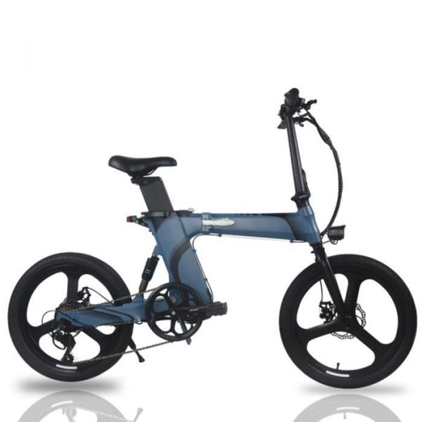 weeyin Vélo électrique - vélo-VAE de ville-vélo assistant de pédale-20"-3 ème vitesse 7 vitesses-250W 25 km/h 36V, 8Ah Pliable-Blue