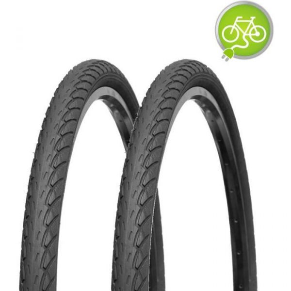 2x Pneu vélo électrique anti crevaison 20 x 1.75" (47-406) vae e-bike bmx vélo vtt ville vtc pneus