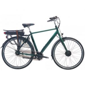 AMIGO Vélo de ville électrique E-Vibe S2 28 pouces 54 cm Homme 7SP V-Brake Vert foncé