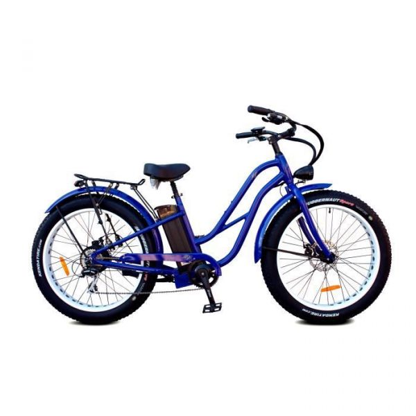 Atalaya - Bleu - 500W-10Ah - Vélo Électrique Cruiser Fatbike