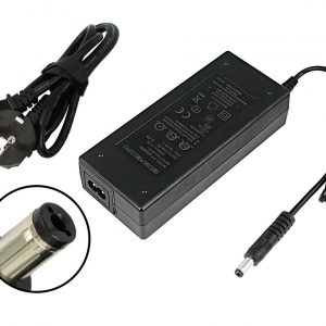 Chargeur de vélo 36 V, chargeur 42 V pour vélo électrique, scooter, prise DC 5,5 mm 2,1 mm