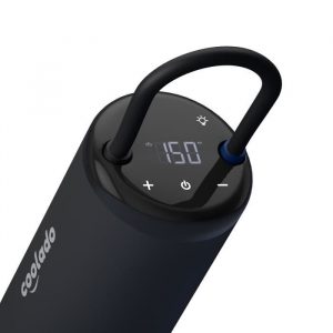 Coolado | tPump X | Mini compresseur sans fil pour pneus | Pompe électrique pour pneus de vélo | Manomètre | Gonfler à 10.3 | Du vél