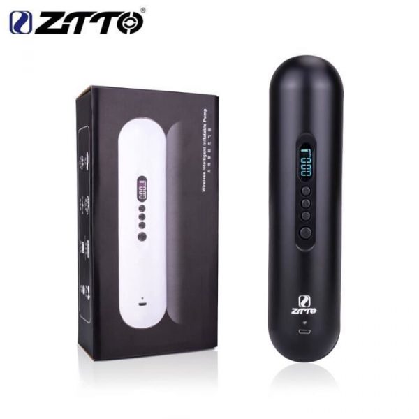 Couleur e-pompe noire Pompe à Air Électrique Pour Vélo, VTT, Vélo de Route, Compresseur d'Air portable, Mini