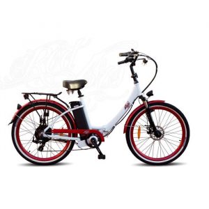 Cuore - Blanc - 250W-20Ah - Vélo Électrique Urbain Pliant - VAE de Ville