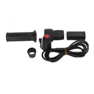 Dioche Vélo électrique Split Poignée 12V-99V poignée fendue de vélo électrique poignée d'accélérateur demi-tour de vélo