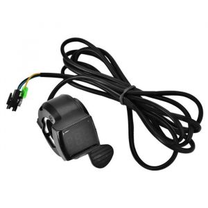 Drfeify Accélérateur pour vélo électrique Accélérateur de pouce de scooter de 12V - 99V Ebike avec accessoire d'affichage de