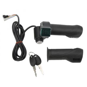 EBTOOLS poignée d'accélérateur électrique 1 paire de poignées d'accélérateur de torsion de vélo électrique poignée
