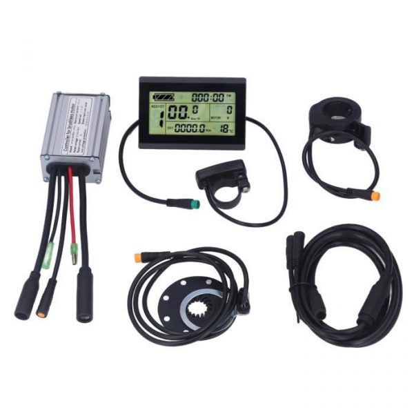 EJ.life Kit de vélo électrique Kit de Conversion de vélo électrique Kit de contrôleur modifié par batterie au Lithium de vélo