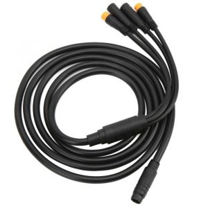 EJ.life rallonge de moteur de vélo électrique 1T4 1 à 4 rallonge de moteur câble étanche petite lumière E accessoires de