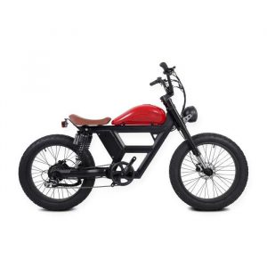 El Camino - Noir et rouge - 500W-11Ah - Vélo Électrique Vintage Retro