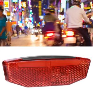 Feu Arrière de Vélo Électrique 6V-60V Lampe d'Avertissement LED Équipement de Nuit Connecteur Étanche-HUA
