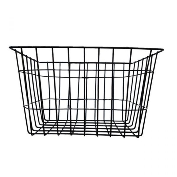 Panier De Vélo Monté À L'Arrière Étudiant Voiture Électrique Fer Panier De Légumes Voiture Baske MK344