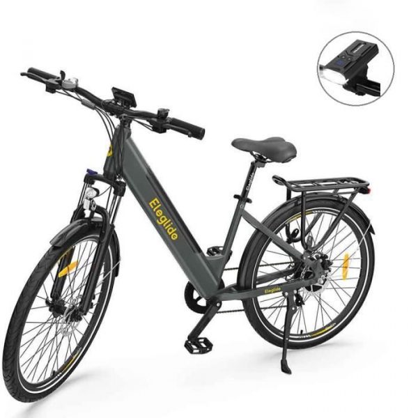 VTC Électrique ELEGLIDE T1 STEP-THRU Vélo Électrique, 250W 36V Moteur, 12.5Ah Batterie Amovible, 27.5 Pouces, Shimano 7 Vitesses