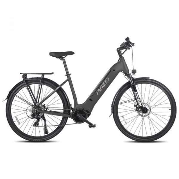 Vélo électrique Fafrees FM9, VAE 700C*45C Roue, 250W Moteur central Bafang, 36V 15Ah Batterie, 25km-h, Autonomie 100-120km, Noir