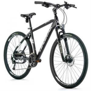 Vélo électrique VTC 28 musculaire Leader Fox Sumava 2022 20,5'' 9V - noir - 183/188 cm