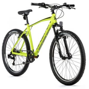 Vélo électrique VTT musculaire Leader Fox Mxc 2023 - jaune fluo - 160/168 cm