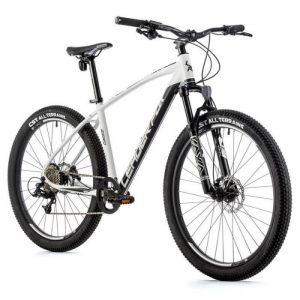 Vélo électrique VTT musculaire Leader Fox Zero 2022 - blanc/noir - 180/188 cm