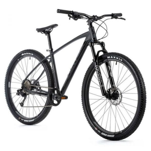 Vélo électrique VTT musculaire Leader Fox Zero 2022 - gris/noir mat - 160/168 cm