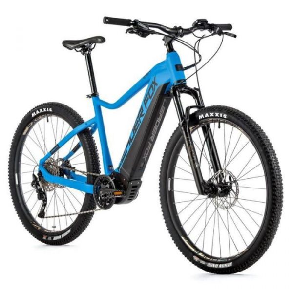 Vélo électrique Vae VTT 27,5 moteur central Leader Fox Orton 2021 11V Panasonic GX Ultimate 36V 90NM 20AH - bleu - 178/188 cm