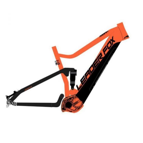 Vélo électrique Vae VTT 29 moteur central tout suspendu Leader Fox Arran 2022 10V Panasonic GX Ultimate 36V 90NM 20AH - orange - 178
