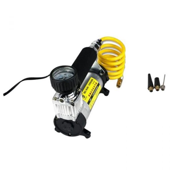 12V Voiture électrique Mini Compresseur Compact Pompe Vélo Pneu Gonfleur D'air 140PSI gazechimp