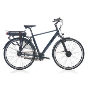 AMIGO Vélo de ville électrique E-Vibe S2+ 28 pouces 50 cm Homme 7SP V-Brake Anthracite