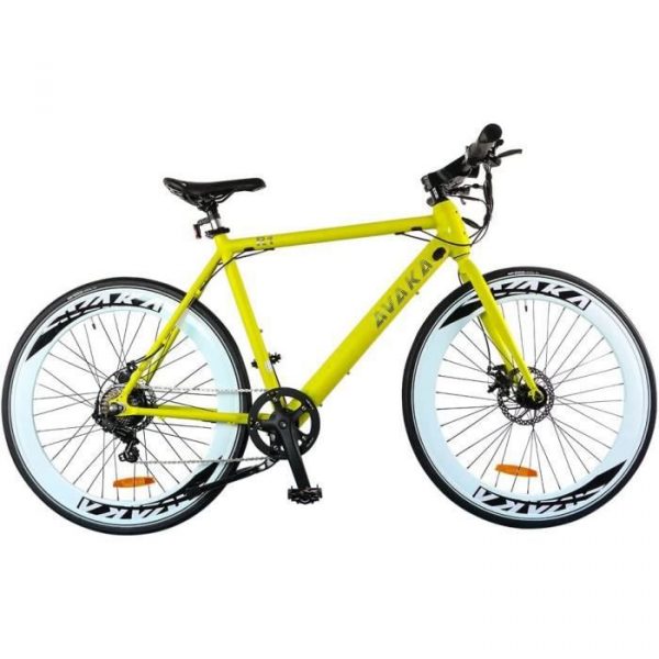 AVAKA R1 Vélo de Route électrique Vélo électrique Moteur Sans Balais à Haute Vitesse Roue 700C x 32C Shimano 7 Vitesses